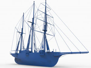 old ship mod2 3D Print Model