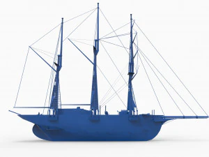old ship mod2 3D Print Model