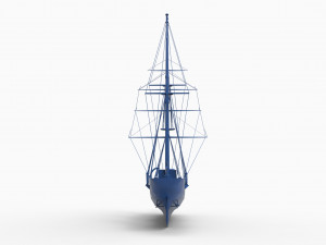 old ship mod2 Modèles 3D en vedette