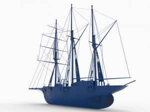 old ship mod2 3D Print Model