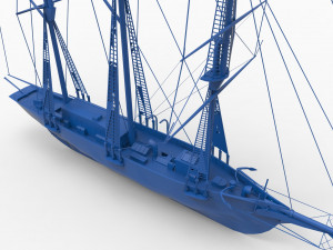 old ship mod2 Modèles 3D en vedette