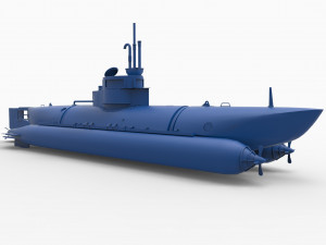 submarine 3D Print Model