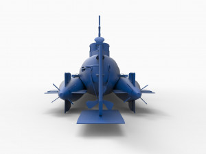 submarine 3D Print Model