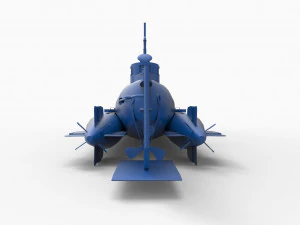 submarine 3D Print Model