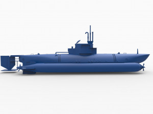 submarine 3D Print Model