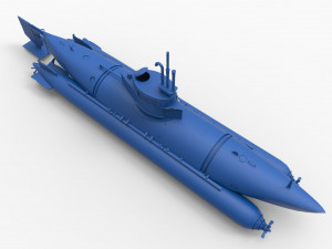 submarine 3D Print Model