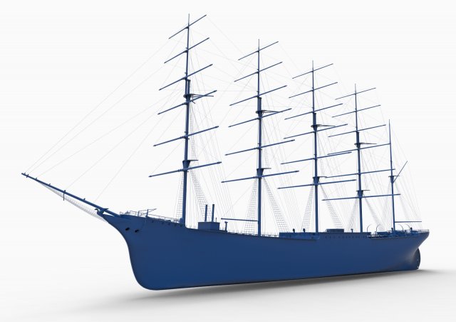 old ship mod3 3D-printmodel .c4d .max .obj .3ds .fbx .stl .blend 