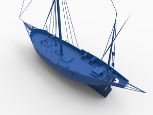 old ship mod4 3D Print Model