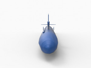 submarine mod1 3D 프린트 모델