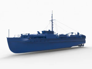 savaş gemisi 3D Baskı Modeli