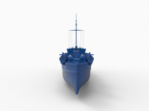 battleship 3D-Druckmodell