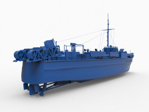 battleship 3D-Druckmodell
