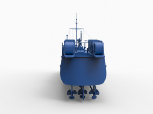 battleship 3D-Druckmodell