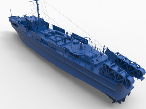 battleship 3D-Druckmodell