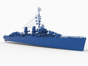 battleship mod2 3D Baskı Modeli