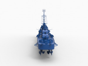 battleship mod2 3D Baskı Modeli