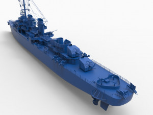 battleship mod2 3D Baskı Modeli