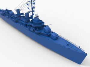 battleship mod2 3D Baskı Modeli