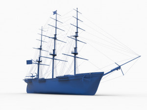old ship mod5 3D Baskı Modeli