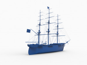 old ship mod5 3D Baskı Modeli