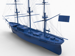 old ship mod5 3D Baskı Modeli