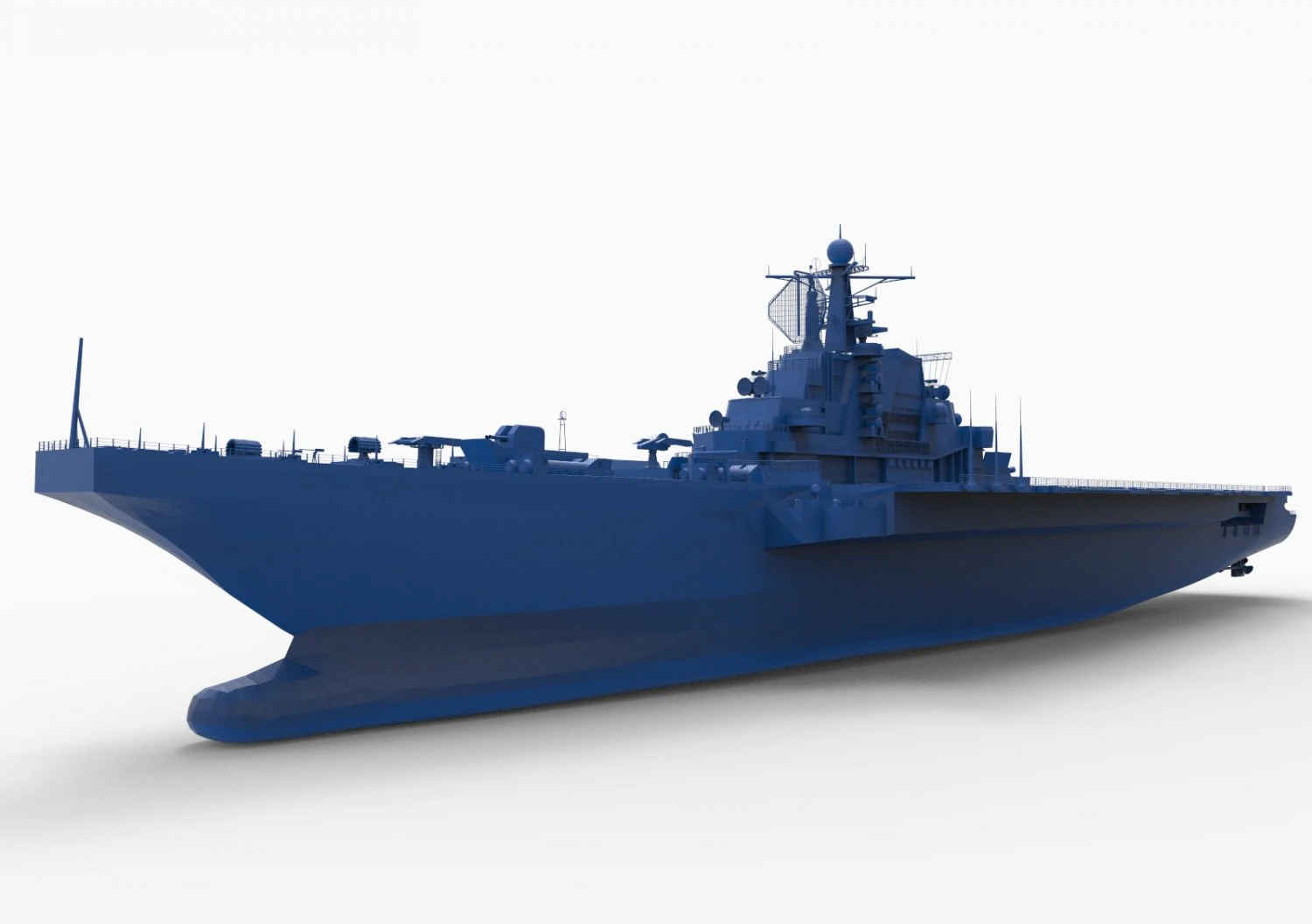 battleship mod21 3D Print Model .c4d .max .obj .3ds .fbx .stl .blend