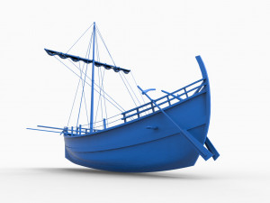 old ship mod7 Modello di stampa 3D