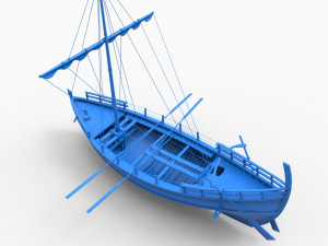 old ship mod7 Modello di stampa 3D