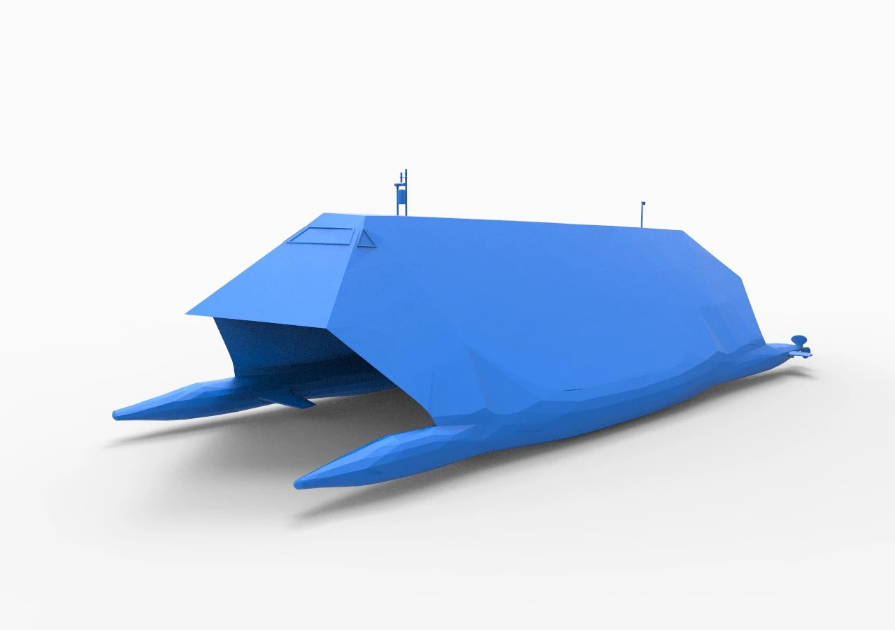 battleship mod3 3D Print Model .c4d .max .obj .3ds .fbx .stl .blend 