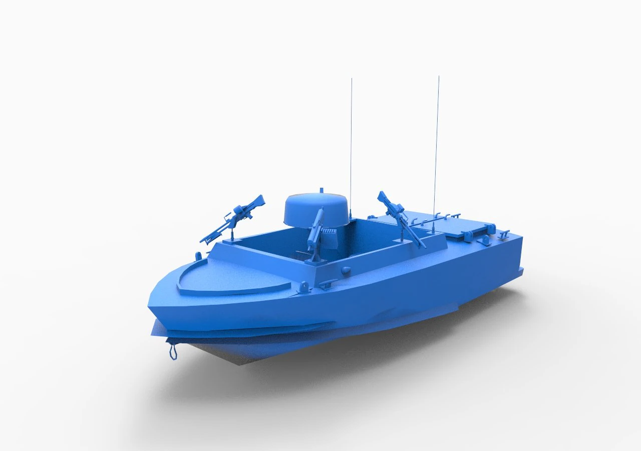 battleship mod4 3D Print Model .c4d .max .obj .3ds .fbx .stl .blend 