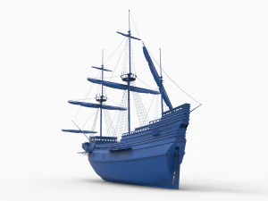 Old ship mod8 3D Print Model