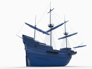 Old ship mod8 3D Print Model