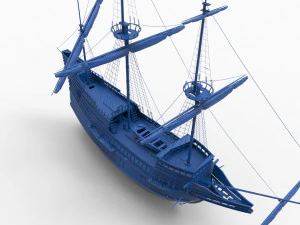 Old ship mod8 3D Print Model