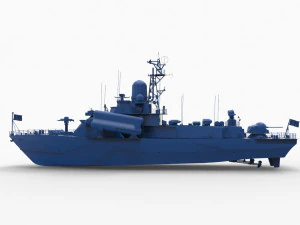 전함 mod5 3D 프린트 모델