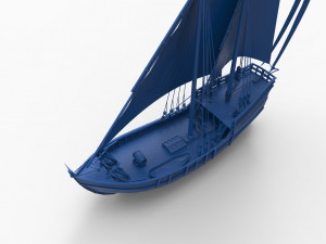 old ship mod9 3D 打印模型