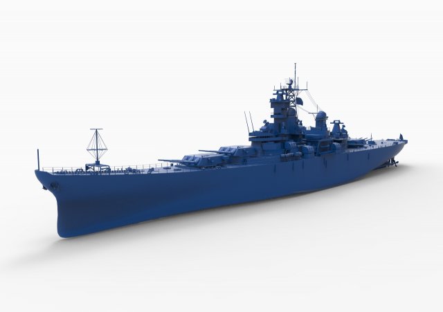 battleship mod6 Modello di stampa 3D .c4d .max .obj .3ds .fbx .stl .blend 