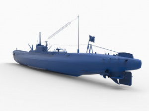 submarine mod3 3D Print Model