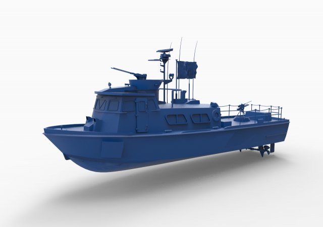 battleship mod7 Modello di stampa 3D .c4d .max .obj .3ds .fbx .stl .blend 
