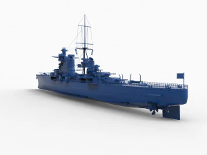 savaş gemisi mod9 3D Baskı Modeli