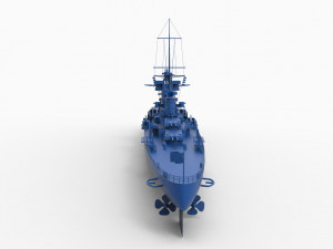 battleship mod9 3D-Druckmodell