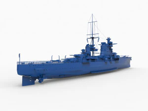 savaş gemisi mod9 3D Baskı Modeli