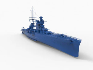 savaş gemisi mod9 3D Baskı Modeli