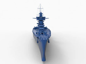 savaş gemisi mod9 3D Baskı Modeli
