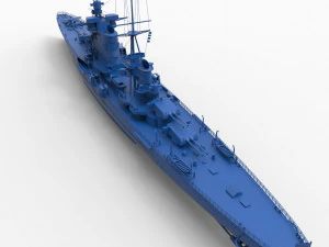 savaş gemisi mod9 3D Baskı Modeli