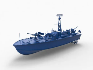 navio de guerra mod10 Modelo de Impressão 3D