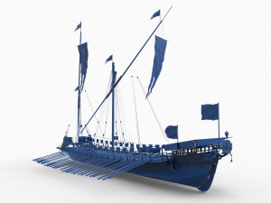 old ship mod10 3D Baskı Modeli