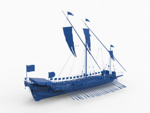 old ship mod10 3D Baskı Modeli
