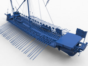 old ship mod10 3D Baskı Modeli