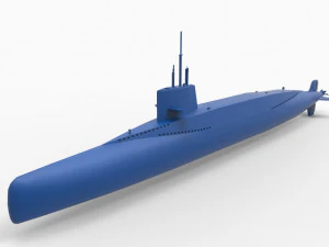 submarino mod2 Modelo de Impressão 3D