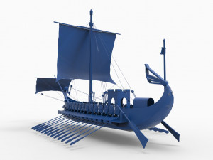 Old ship mod11 Modèles 3D en vedette
